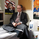 A glum Allard sits in his Jefferson Hall dorm room.